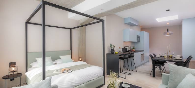 VISIONAPARTMENTS巴塞尔瑙恩街(VISIONAPARTMENTS Basel - contactless check-in)图片