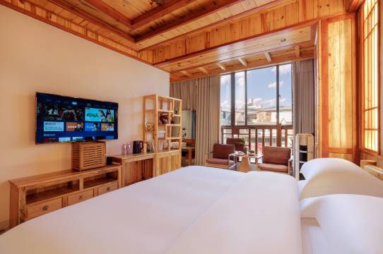 花筑·茶墅Boutique Designer美宿(澜沧新街音乐喷泉广场店)图片