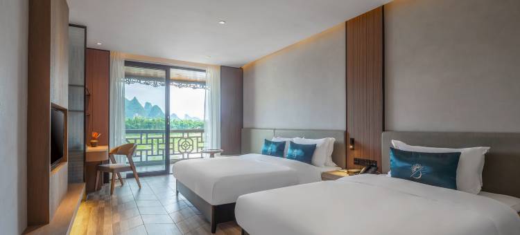 漓岸璞闲PERCENT HOTEL文旅酒店(阳朔西街漓江店)图片