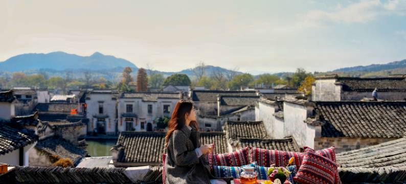 宏村木画说观景民宿(月沼店)图片