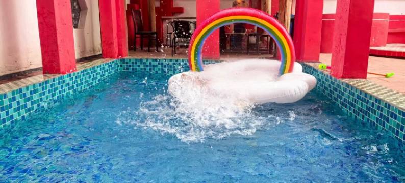 盖州浛瑞民宿温泉庭院图片