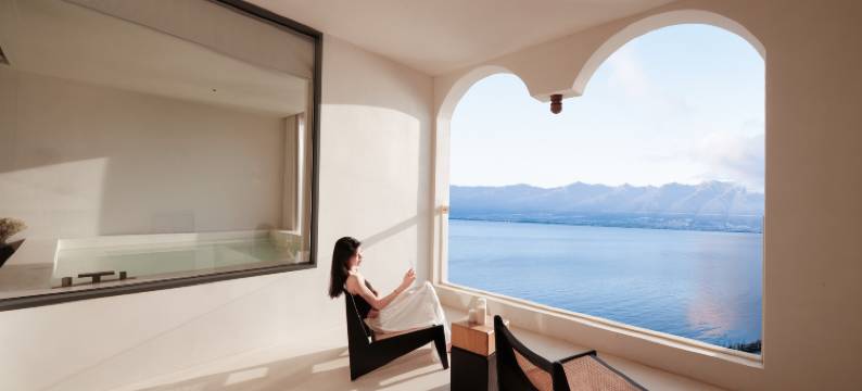 岚悦里丨想雲悬崖秘境私汤•VILLA 一线海景避世酒店(大理洱海店)图片