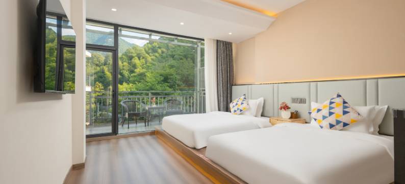 桐庐白云源枫林春水图片