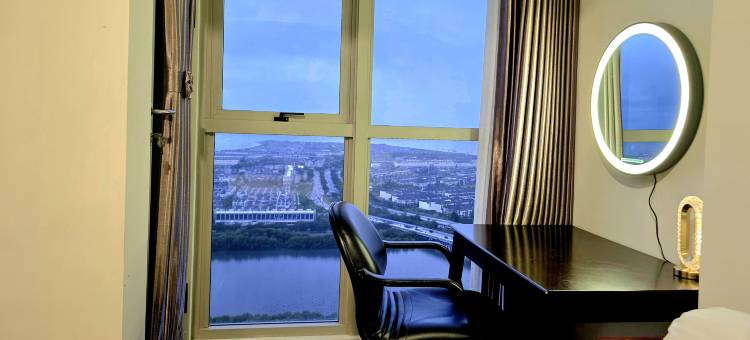 黄金海岸33楼1卧室海景公寓带桥梁毗邻Oakwood PIK (至少入住3晚)(Sea View with Bridge @Gold Coast 1BR at 33rd)图片