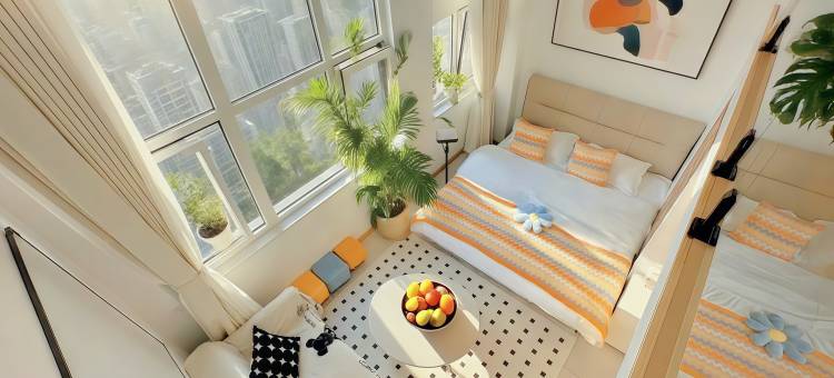 隐巷·UrbanRetreat｜现代城市｜设计师美宿(威海站韩乐坊店)图片