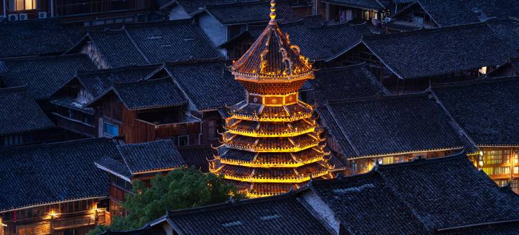 高见｜寨顶·VERTEX ALTUS丨270°全景私汤奢宿(肇兴侗寨店)图片