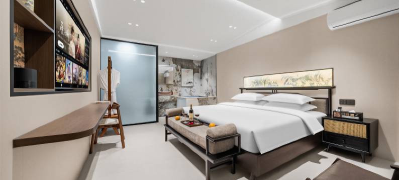 云山青HolidayVilla•宋氏美学|兰庭居私汤观景民宿(忻州古城店)图片