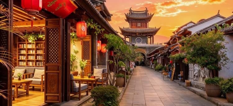 喜舍·设计师中式庭院花园民宿(巍山古城星拱楼店)图片