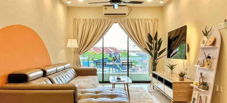 怡保曼哈顿水上乐园公寓 (免费2停车位)泳池景观(Manhattan Waterpark Condo Ipoh (Free 2 Carpark & Netflix Ready))图片