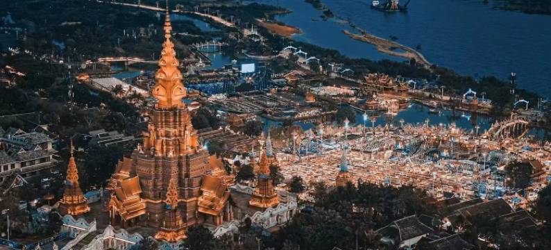 景洪昕雅·云端观澜| Xishuangbannag假日酒店(告庄星光夜市店)图片