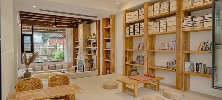 宿野|诧寂草木间|Staycation一盏茶·山雨黛绿庭院(杭州富阳店)图片