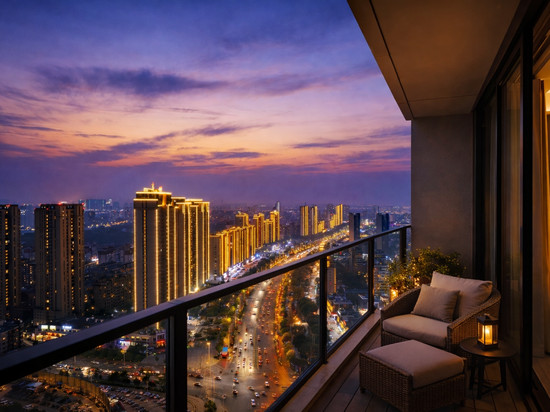 梦飞丨Night View高空城市夜景酒店(芜湖湾沚新芜经济开发区店)