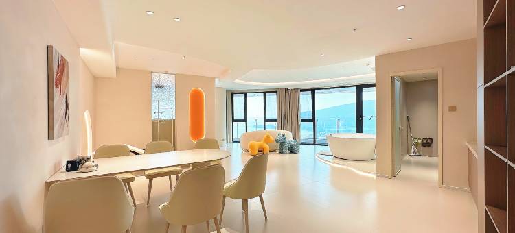 维一·多元化360°白色印象设计师·modern轻奢美宿(龙湾海滨风景区)图片
