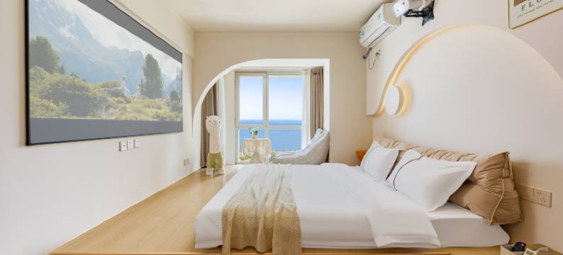 藕寓.SEAFRONT海景｜投影|城市设计师美宿(大相框刘公岛店)图片