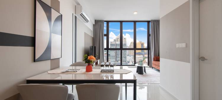 KLCC马杰斯特套房【中文礼遇⭐顶层双峰塔景观无边泳池⭐近轻轨站】(Majestic by Avery at KLCC【Located in the City Center+10 mins to Twin Towers+Rooftop Infinity pool】)图片