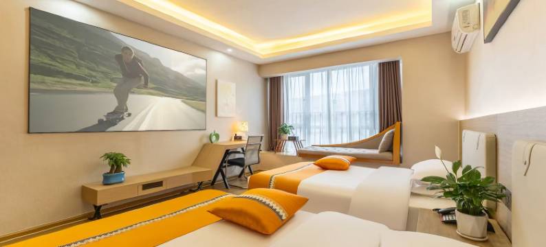 小苹果酒店(花果园购物中心松花路地铁站店)图片