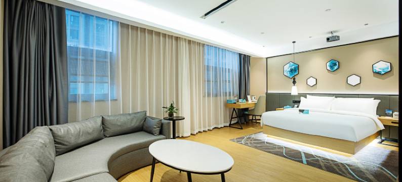 希岸轻雅酒店(郑州华南城|河南机电学院店)图片