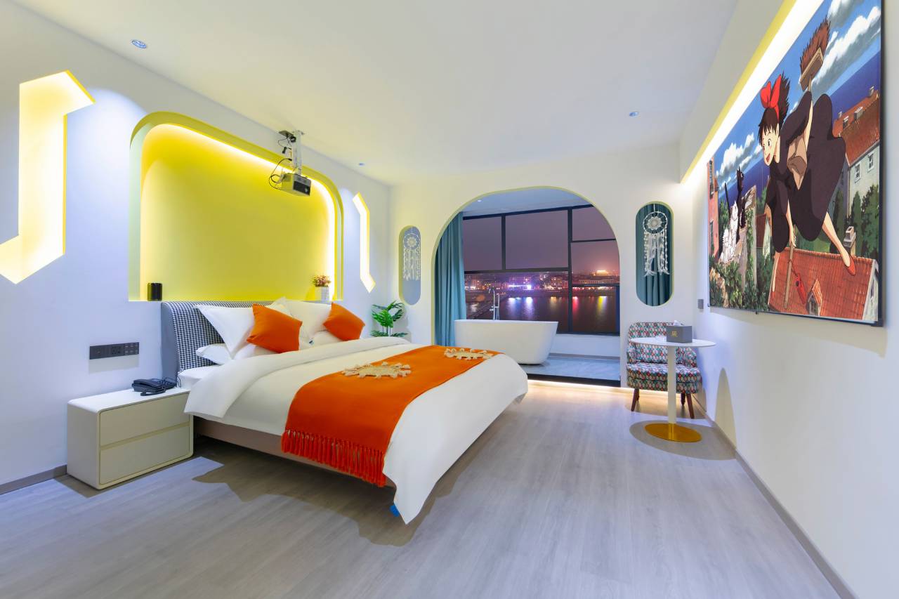 黔花之筑RiversideNightViewHotel江景酒店(溆浦站人民医院店)图片