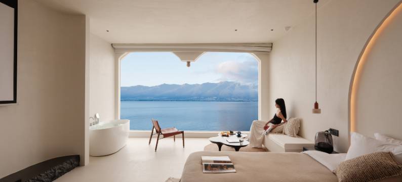 岚悦里丨想雲悬崖秘境私汤•VILLA 一线海景避世酒店(大理洱海店)图片