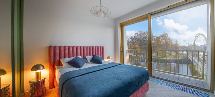 德罗布纳大道公寓(Boulevard Drobnera Residence - Apartments with a view of the Odra River)图片