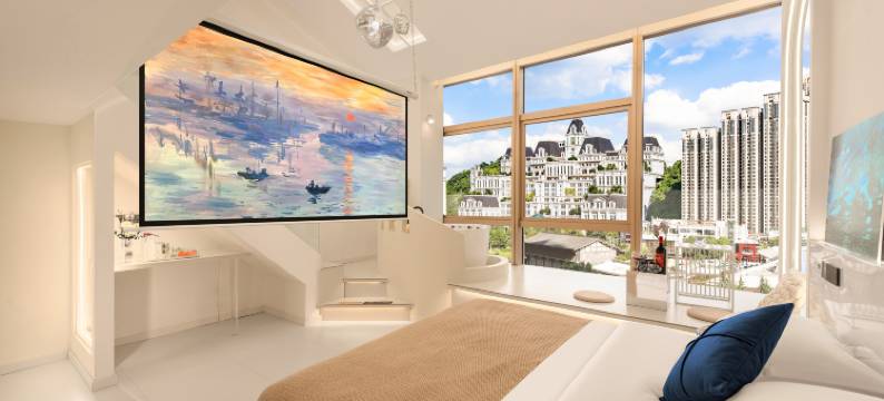 Sweet dreams·好梦景观影音智能｜设计师艺术民宿(花果园店)图片