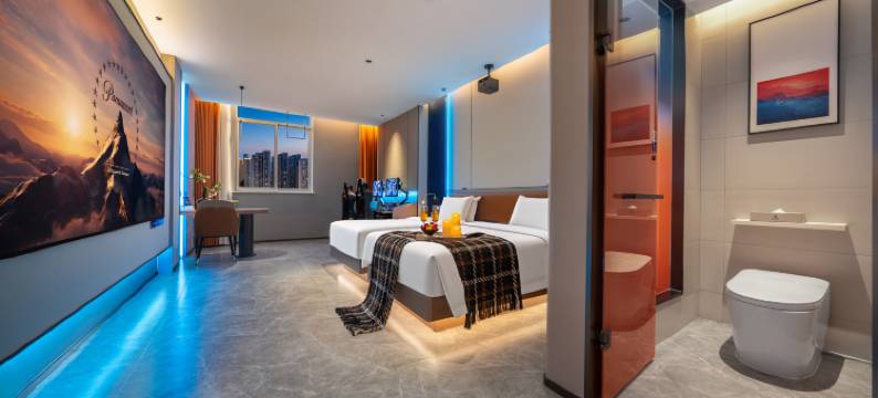 叶与晨电竞电影酒店(邢台北国商城逗号立方店)图片