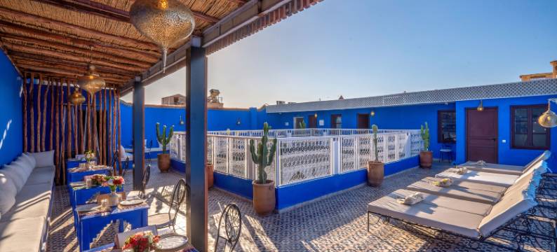 麦地那棕榈树摩洛哥传统庭院住宅(Riad les palmiers de la medina)图片