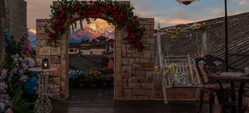 雲曼Sky Cloud 静聆听|观景花园美宿(丽江古城大水车店)图片