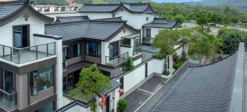 清远水晶蝴蝶湾泳道温泉别墅图片
