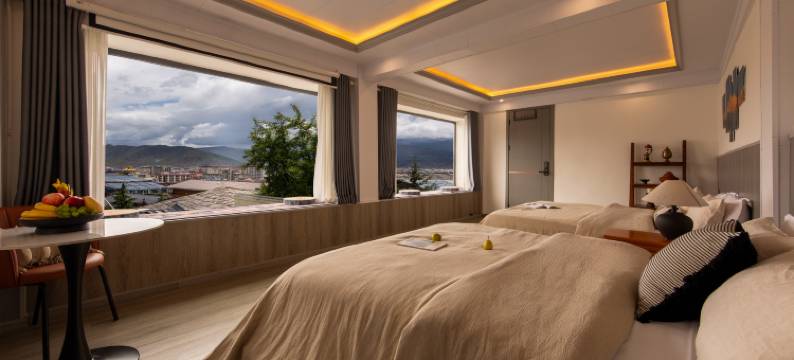 香格里拉·扎实农布·藏式禅意·观景庭院图片