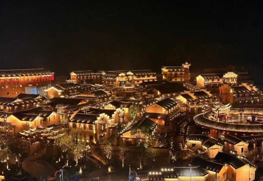 望仙谷仰仙村外景图