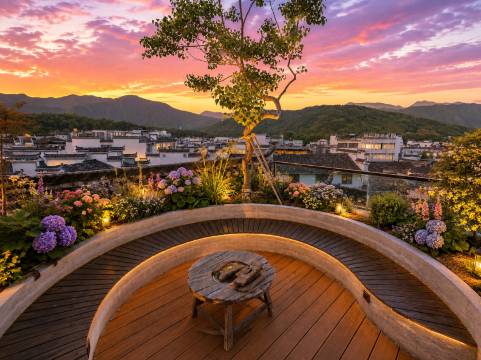 枕畔・云语丨未来智能・空中山景花园・静奢度假酒店(宏村风景区店)图片