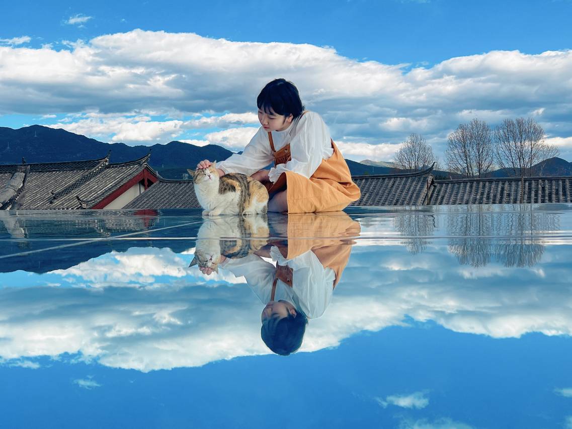 花筑·阳光三地丨Cloud天空之境·落日晚霞观景美宿(束河古镇店)图片