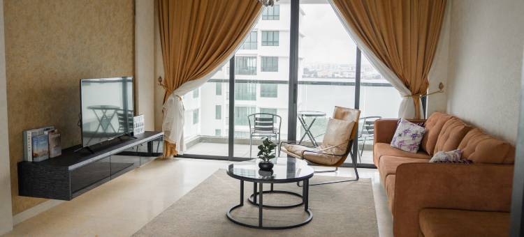 Artistic Marina View 3BR Permas Bathtub & Seaview图片