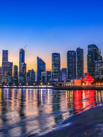 青岛五四广场青岛大学轻居酒店图片