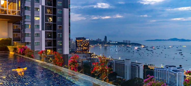 芭提雅 MUXA 海景公寓｜市中心高层海景・无边泳池・近海滩亲子房(Muxa Condo - Centric Sea)图片