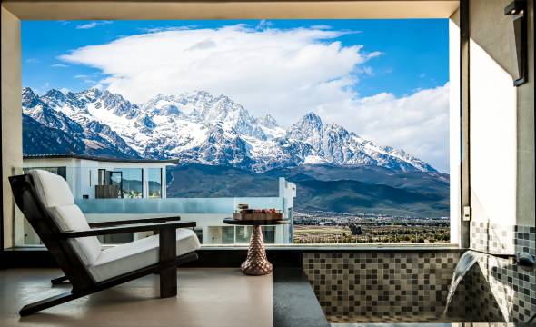 岚·山影|雪山全景·云端露台私汤云舍(白沙古镇店)图片