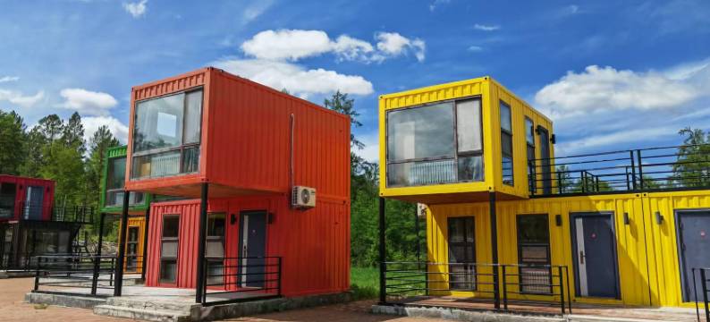 漠河集装箱旅馆图片