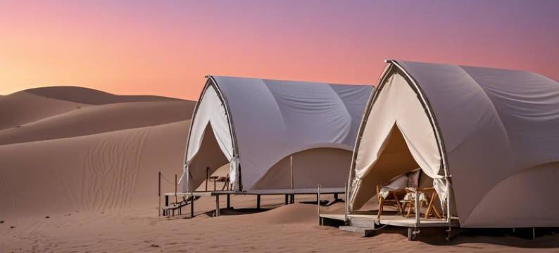 敦煌沙坡头野奢国际沙漠露营基地图片