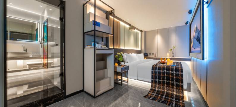 叶与晨电竞电影酒店(石家庄铁道大学义堂地铁站店)图片