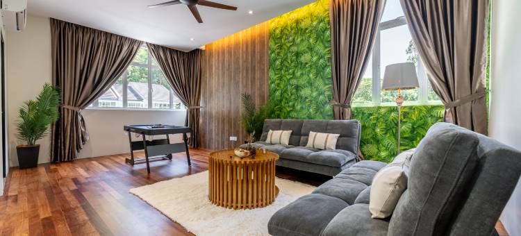 【La Ferringhi Villa】25 pax/Courtyard/Backyard/Bathtub/Pool Table/Mahjong/BBQ Grill/3 mins to beach图片