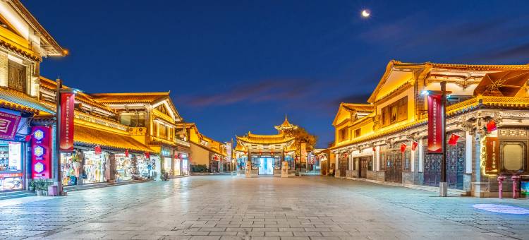 上荨楫夏·中式风古镇老街亲子度假湖景观鸥民宿(昆明民族村店)图片