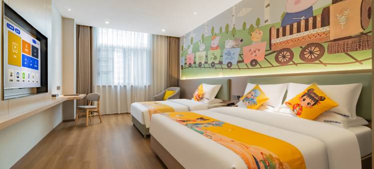 涪滨览月酒店邀月楼(江油方特东方神画店)图片