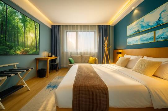 蜜柚时光投影公寓(成都龙泉驿经开区总部经济港店)