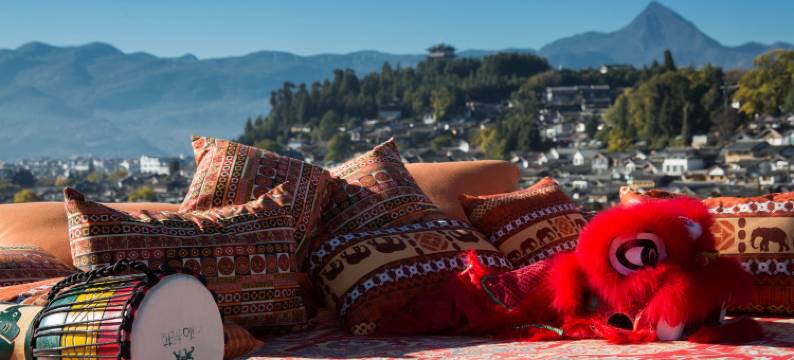 山野艺宿·观古城全景度假酒店(丽江北门大水车店)图片