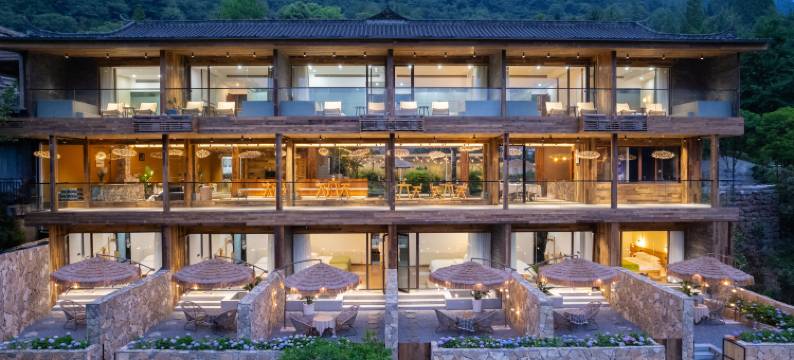 青城山丑院私汤民宿图片