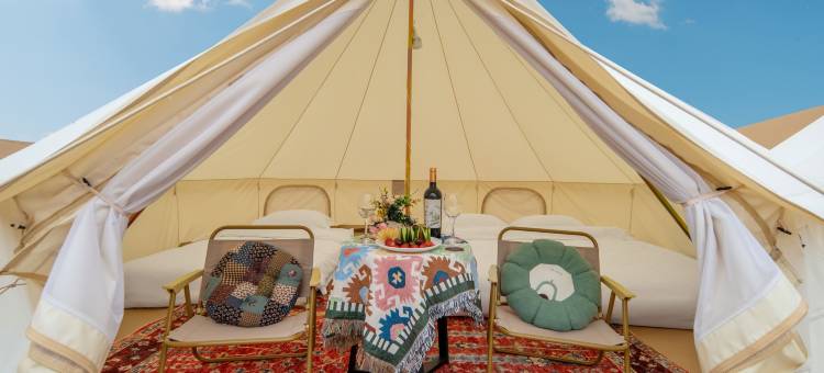 大漠流星露营地图片