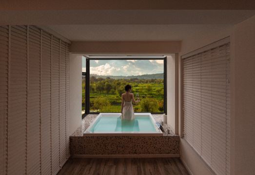 觅悦蓝湾·奢温泉度假美宿（和顺古镇店）外景图