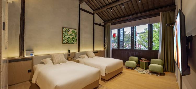 果然好奇丨中式回廊设计丨Curious Life轻奢美宿(南浔古镇景区店)图片