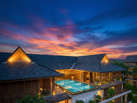 清栖·原木VILLA度假酒店(告庄西双景星光夜市店)